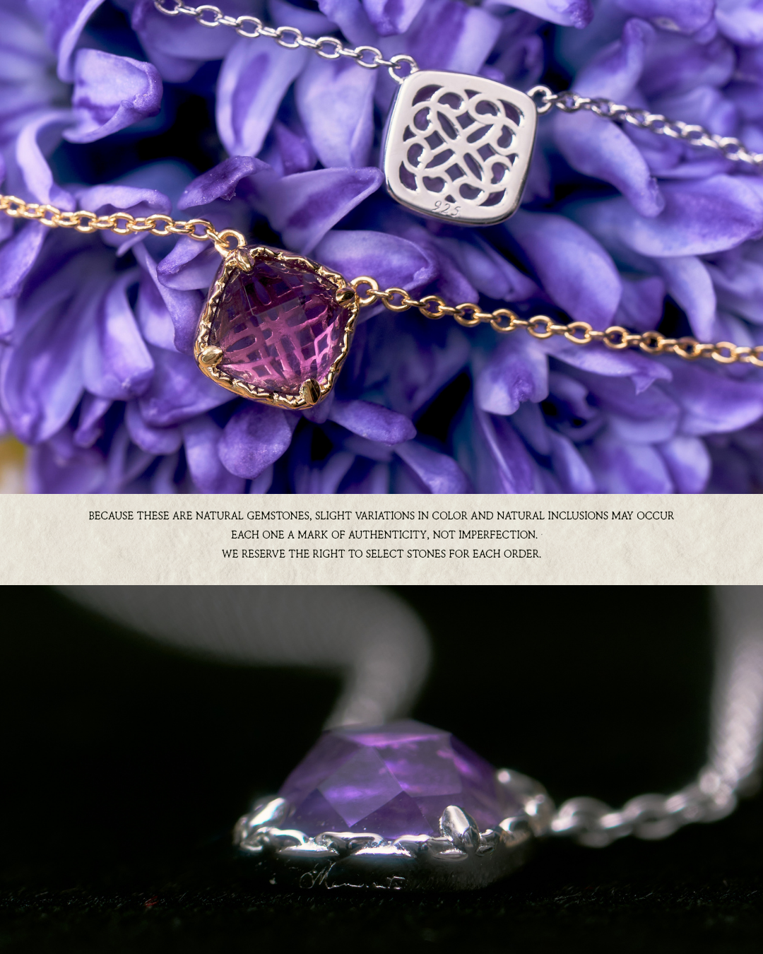 Camille Violet Necklace
