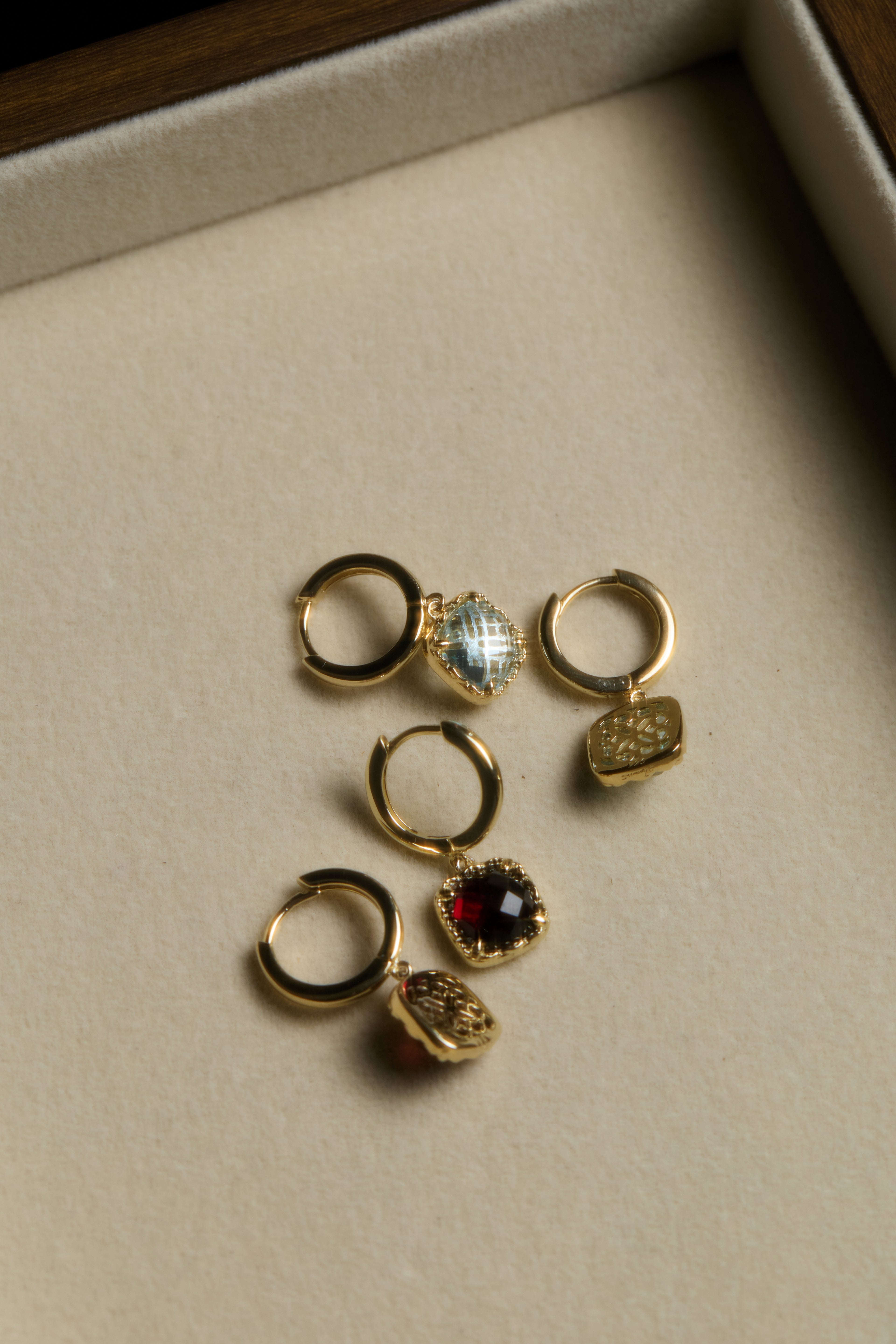 Camille Scarlet Earrings