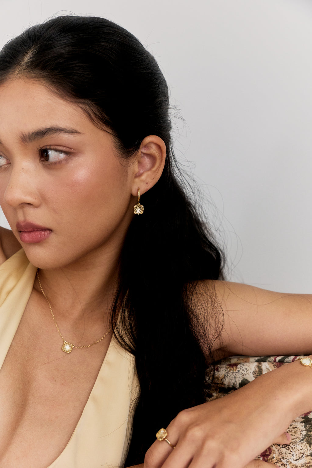 Camille Honey Earrings